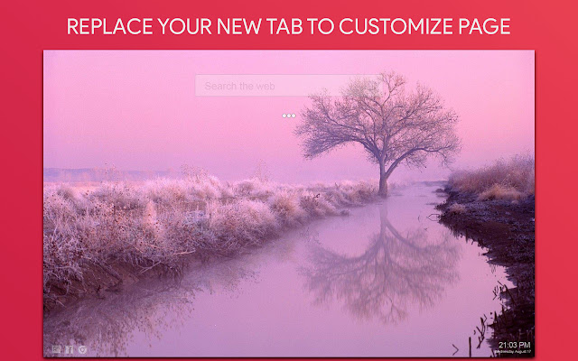 Aesthetic Wallpaper HD Custom New Tab chrome extension