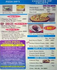 Da Pizza Corner menu 2