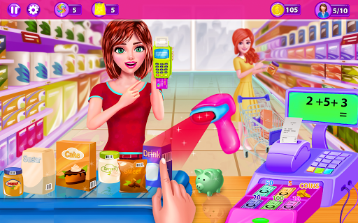 Screenshot Girl Cashier -Grocery Shopping