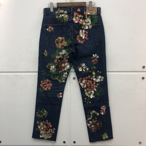 Title 2, Tide Brand Hand-Painted Graffiti Floral Jeans —...