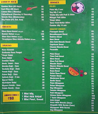 Iyer's Delight menu 3