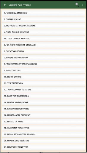 Screenshot Ogotera kw'ogotogia Nyasae