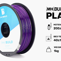 White MH Build Series PLA Filament - 1.75mm (1kg)