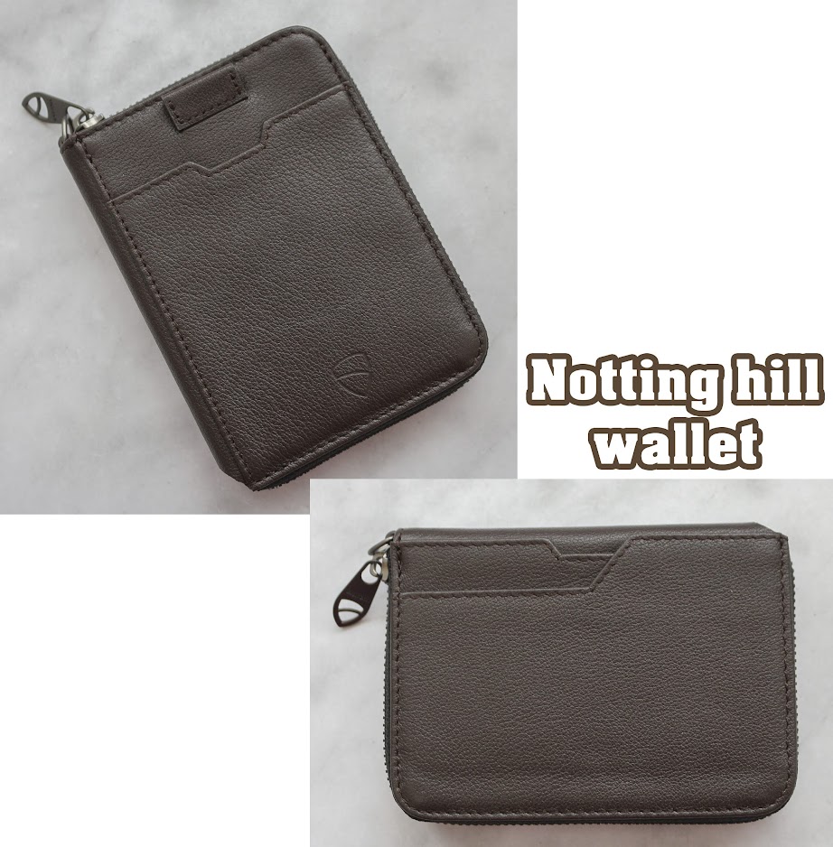 Vaultskin Notting Hill Slim Zip Wallet with RFID, Black, Size One Size