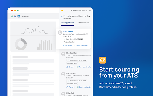 hireEZ for Chrome - Find and Engage Anyone, Anywhere. screenshot 4