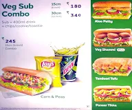 Subway menu 2