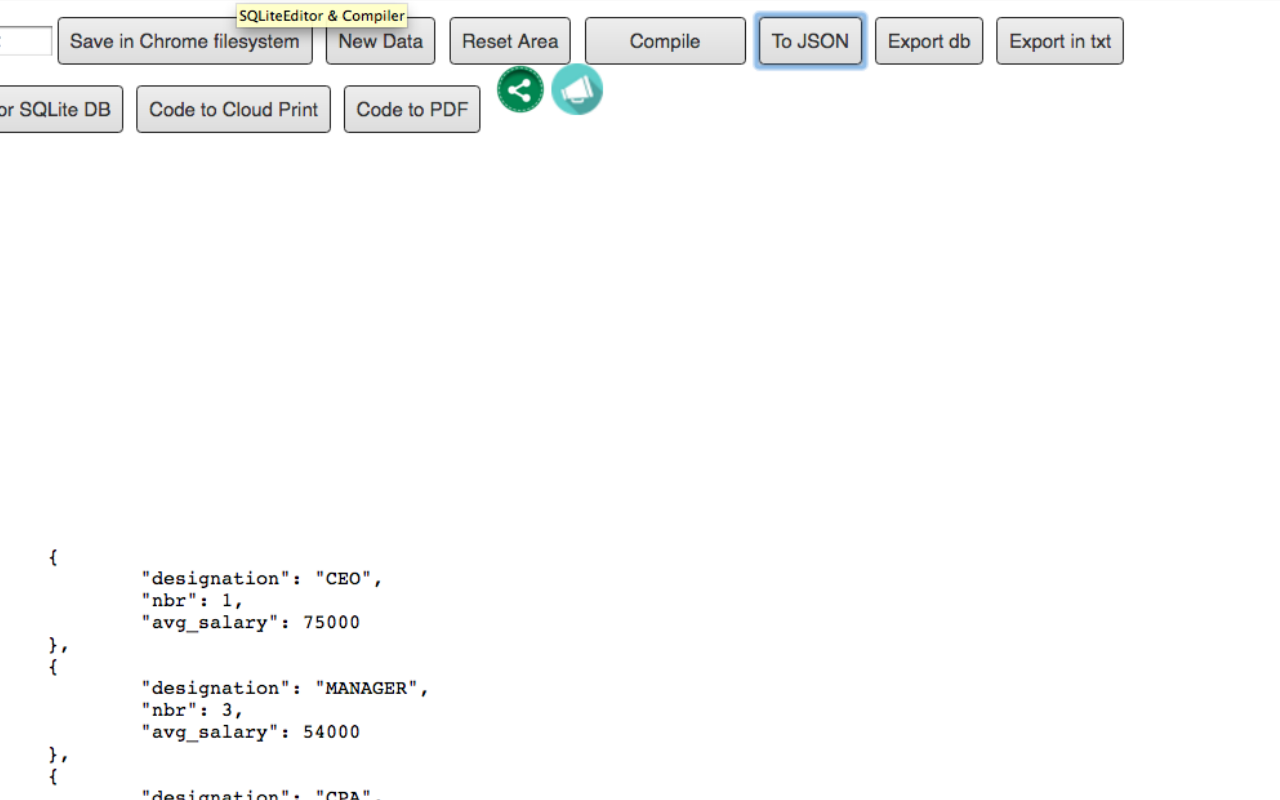 SQLite Editor and Compiler Preview image 4