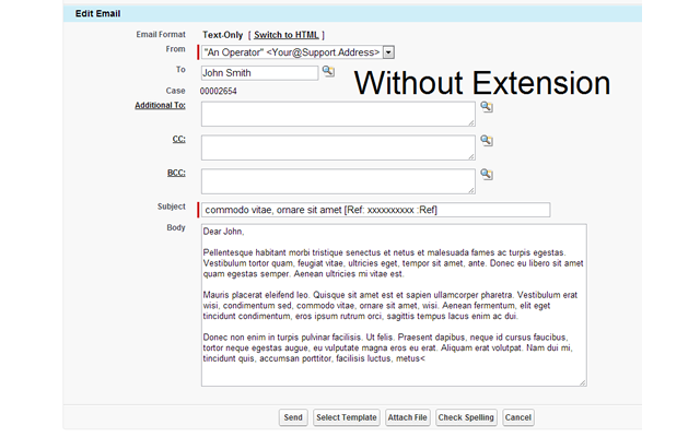 Salesforce Case Number Insert Preview image 0