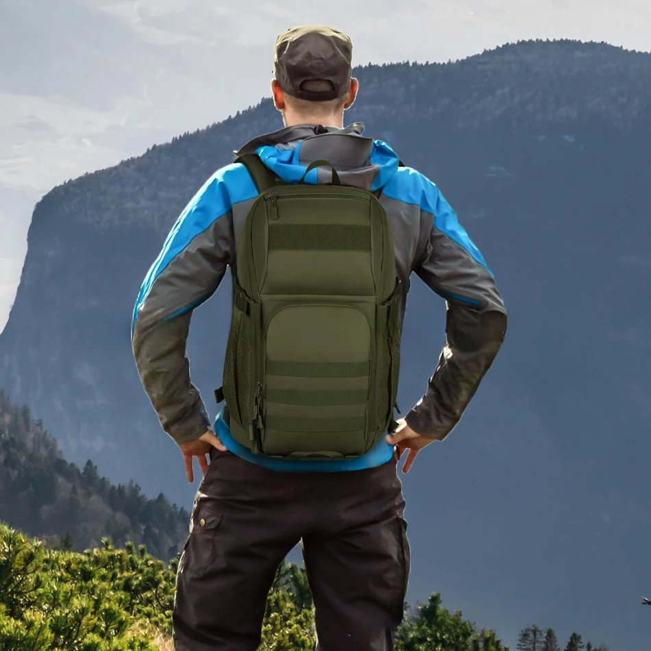 Mochila Táctica Pequeña 25L para Exteriores Sistema Multifuncional Portátil Ideal para Aventuras, Senderismo y Uso Diario Resistente y Versátil