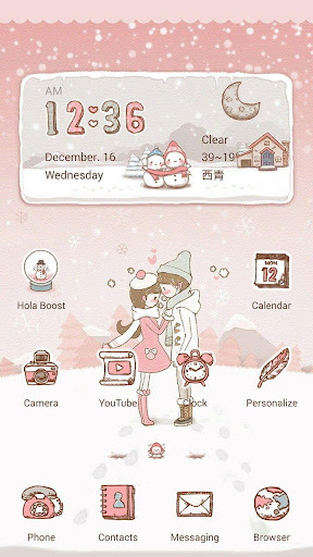 A Warm Winter Hola Theme