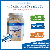 Ngũ Cốc Lợi Sữa Nhà Cừu Organic Gấp 3 Omega3 Hộp 1Kg Với 13 Loại Hạt (Freeship) Bột Ngũ Cốc Lợi Sữa Cho Mẹ Sau Sinh