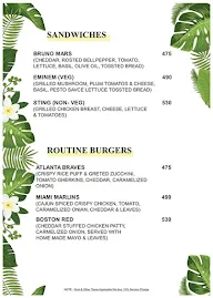 Routine Affaire Bar and Kitchen menu 2