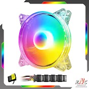 Quạt Tản Nhiệt Máy Tính Z1 Led Tự Đảo Màu Nhiều Hiệu Ứng, Fan Case, Fan Rgb Led Sáng Tâm