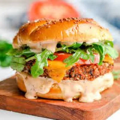 Desi Style Veg Burger