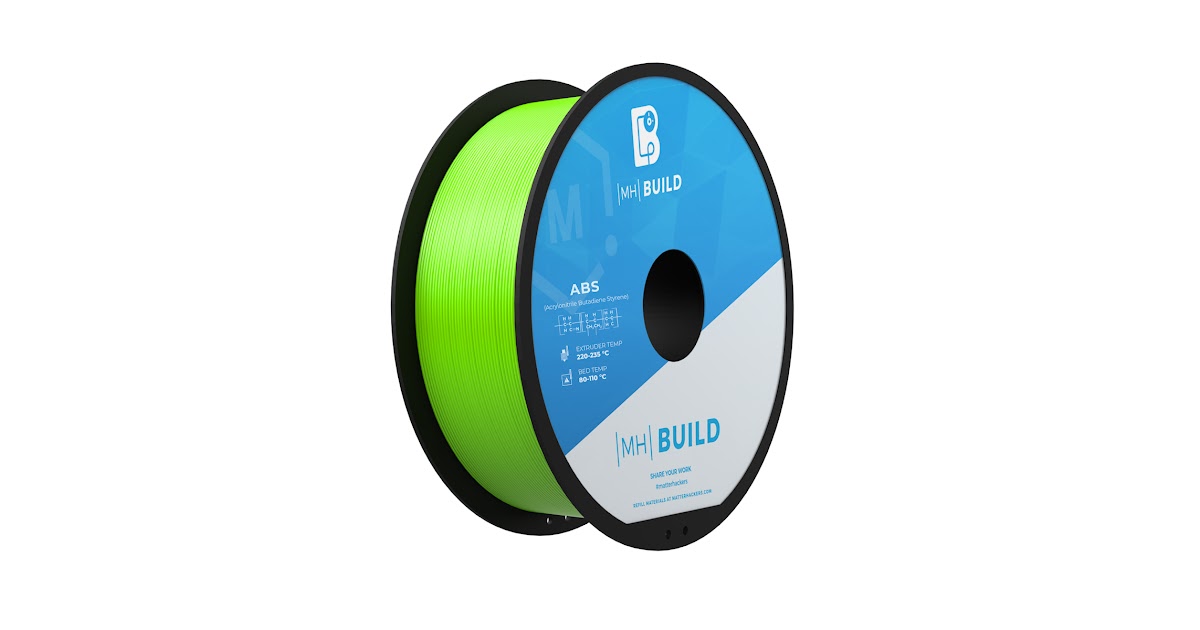 KVP - ABS Filament - Neon Green– Ultimate 3D Printing Store