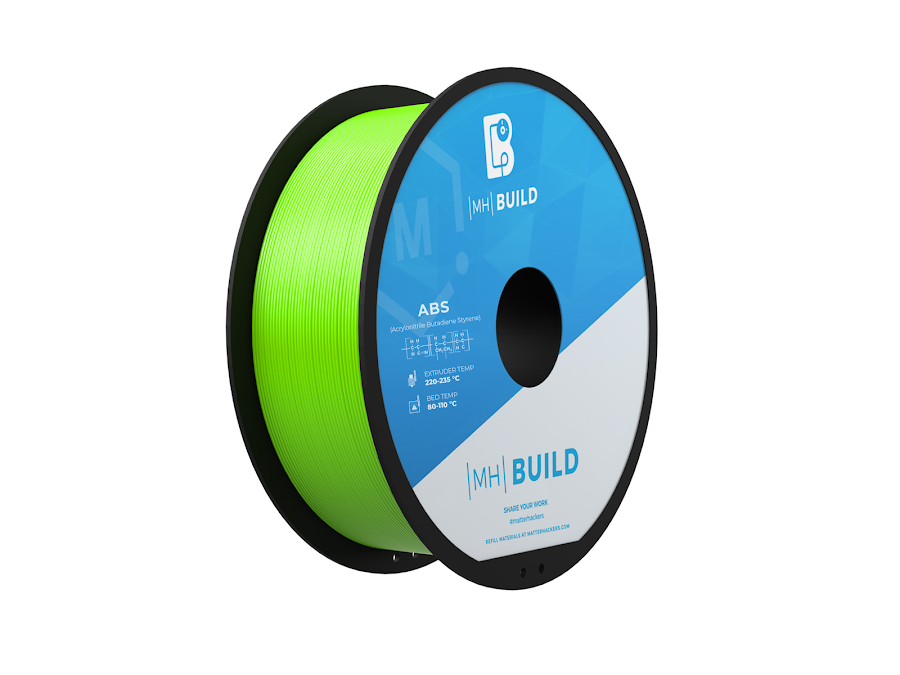 Lime Green MH Build Series ABS Filament - 1.75mm (1kg)