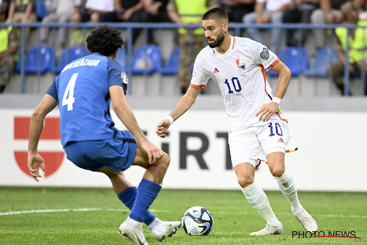 Yannick Carrasco donne les raisons des difficultés des Diables en Azerbaïdjan 