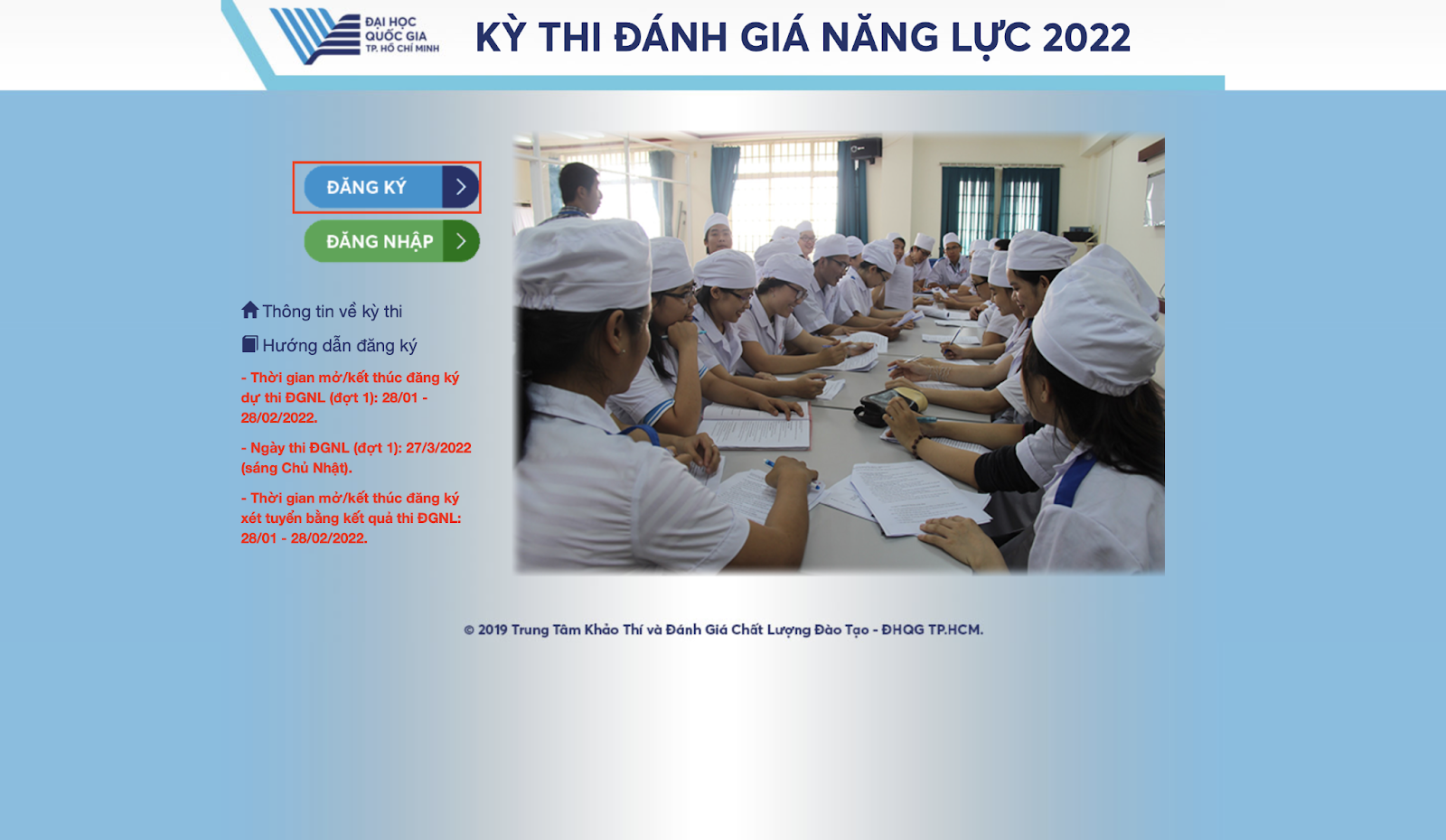 cách đăng ký thi đánh giá năng lực 2023 - thi đánh giá năng lực tp hcm