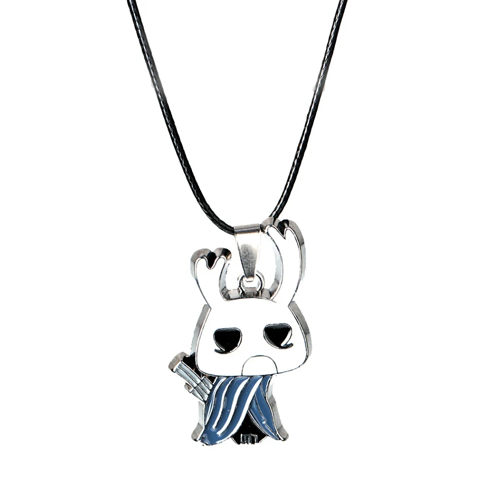 Hollow Knight Schlüsselanhänger Halskette aus Legierung, Gaming Zubehör für Fans, Robustes Design, Ideales Geschenk für Spieler