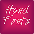 Hand3 fonts for FlipFont® free10.1