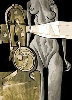 Página de 'Celluloid', de Dave McKean