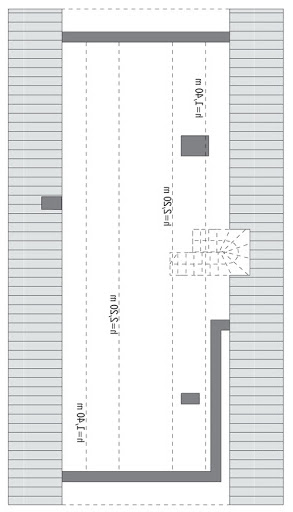 Nieodzowny - wariant I - C304a - Rzut poddasza do indywidualnej adaptacji (44,1 m2 powierzchni użytkowej)