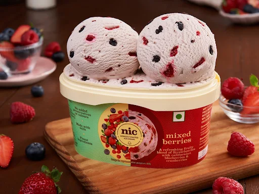 Mixed Berries Ice Cream 500ml