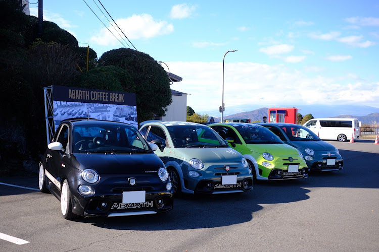 695の大観山スカイラウンジ・アバルトコーヒーブレイク2024・イベント参加に関するカスタム事例の投稿画像5枚目