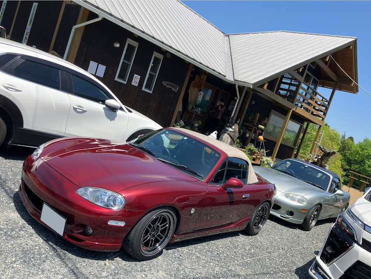 ロードスターのGW、ゆる〜く楽しむ😁・やっぱり下げるとダメね😅に関するカスタム事例の投稿画像7枚目