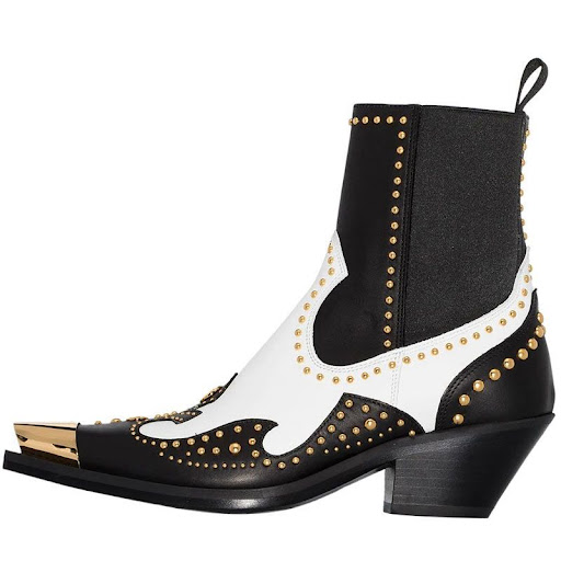 Title 2, Trendy leather ankle boots, offering style, com...
