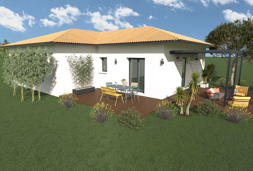  Vente Terrain + Maison - Terrain : 480m² - Maison : 92m² à Azur (40140) 