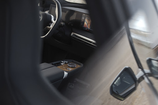 The new BMW iX M60 interior.
