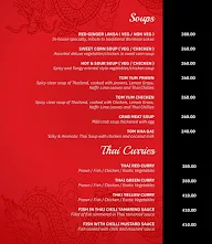 The Red Ginger menu 3
