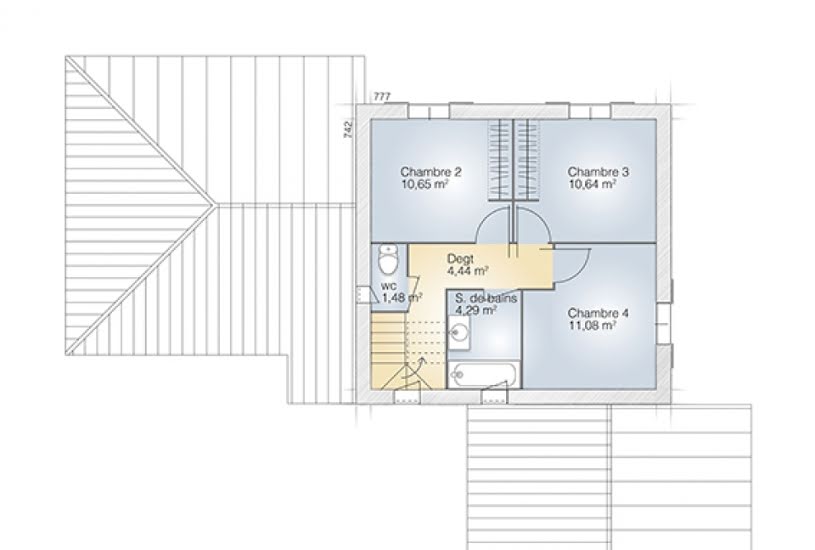  Vente Terrain + Maison - Terrain : 675m² - Maison : 125m² à Murviel-lès-Béziers (34490) 