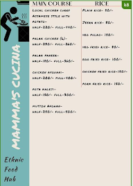 Mamma's Cucina menu 4