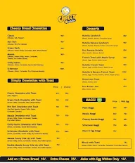 Cheezy Omelettes menu 2