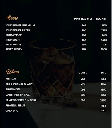 Portico B4M Restaurant & Bar menu 