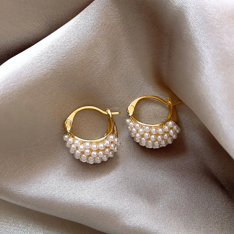 Title 4, Franse vintage parel oorbellen met speciaal des...