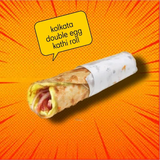 Kolkata Kathi Double Egg Roll
