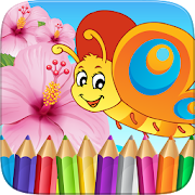 Butterfly Fairy Coloring Book  Icon