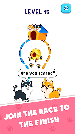 Screenshot Doge Rush : Draw Home Puzzle