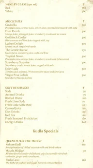 Kudla - Coraltree menu 1