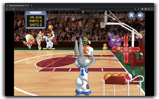 Looney Tunes Space Jam - Basketball Game