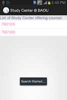 BAOU Study Center Screenshot