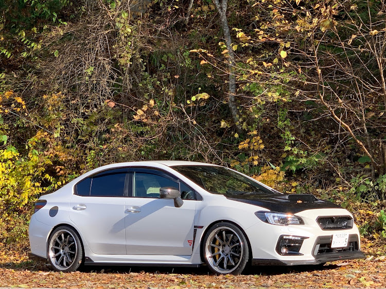 WRX S4の紅葉と愛車に関するカスタム事例の投稿画像1枚目