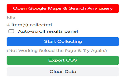 Free Google Maps Data Extractor screenshot 1
