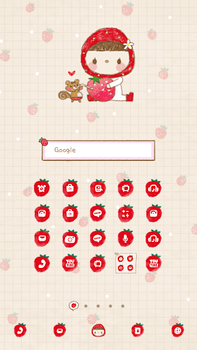 strawberry DodolLauncherTheme