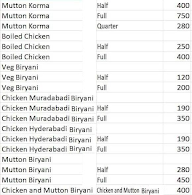 Abdul Mughlai Foods menu 6