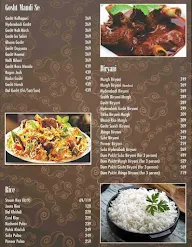 Tawa Multicuisine Restaurant menu 1