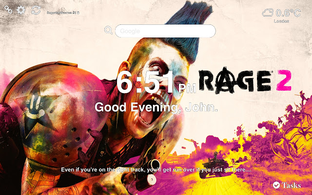 Rage 2 Wallpaper 2019 Tab Theme